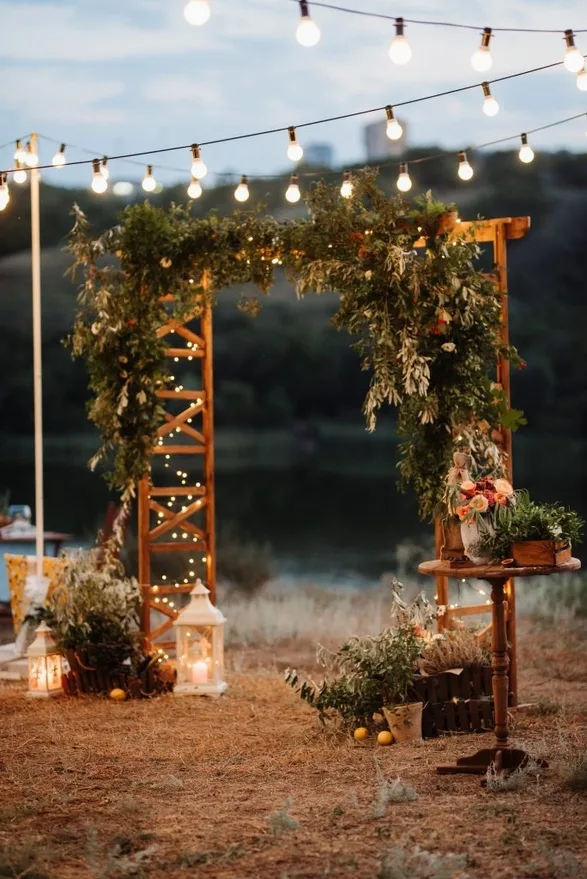 wedding ceremony area